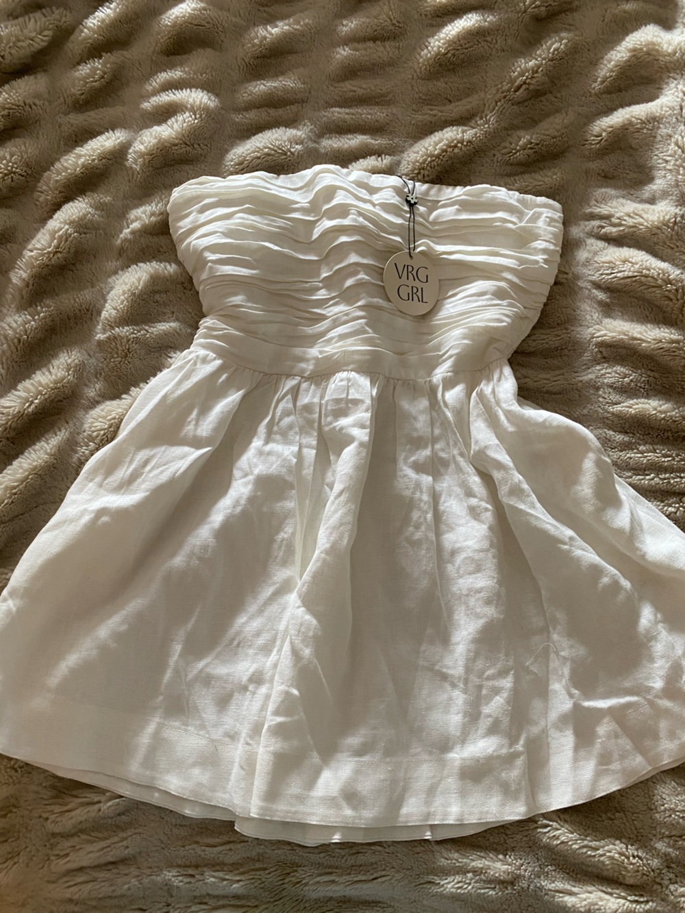 VRG GRO strapless dress